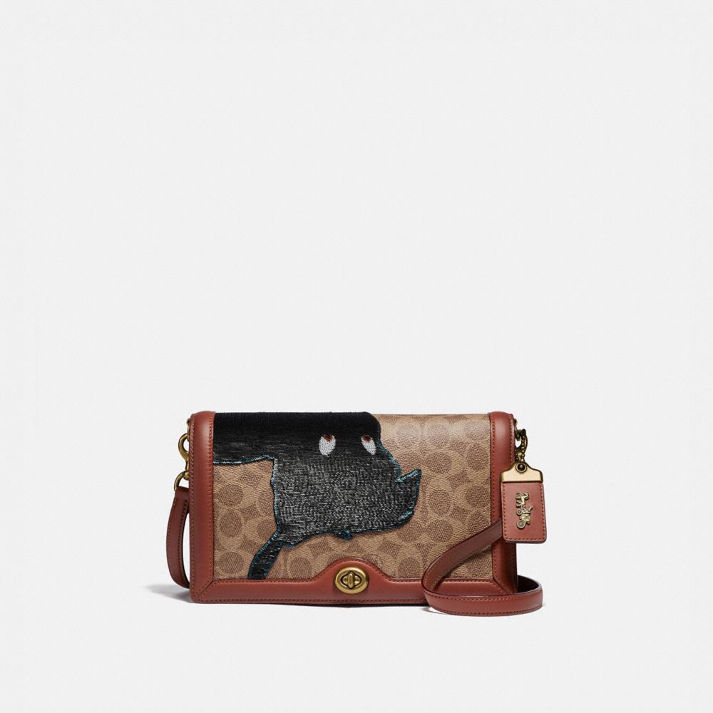 Disney X Coach Signature Riley With Embellished Peter Pan