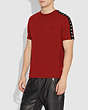 COACH®,REXY TAPE T-SHIRT,n/a,Really Red,Scale View
