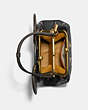 COACH®,DISNEY X COACH MINNIE MOUSE KISSLOCK BAG,Leather,Mini,Brass/Black,Inside View,Top View