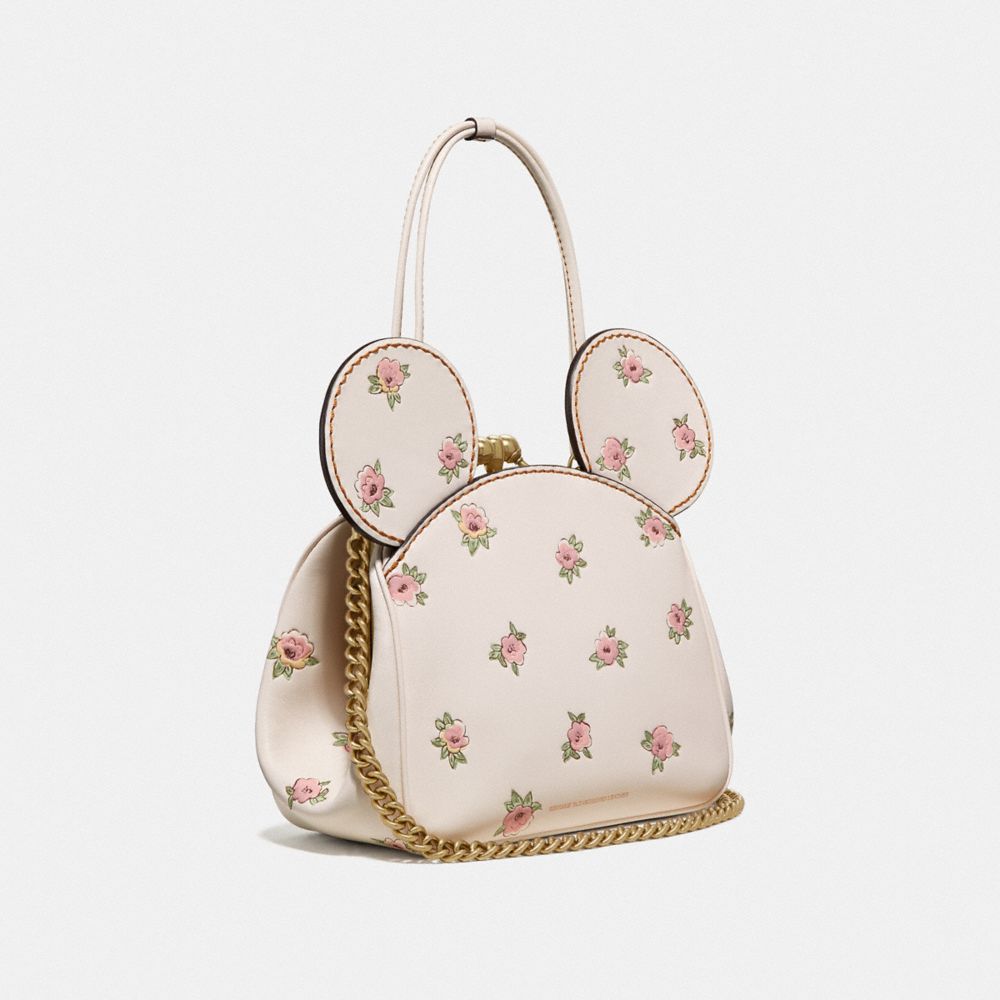 COACH®,Disney X Coach Minnie Mouse Kisslock Bag,,Angle View