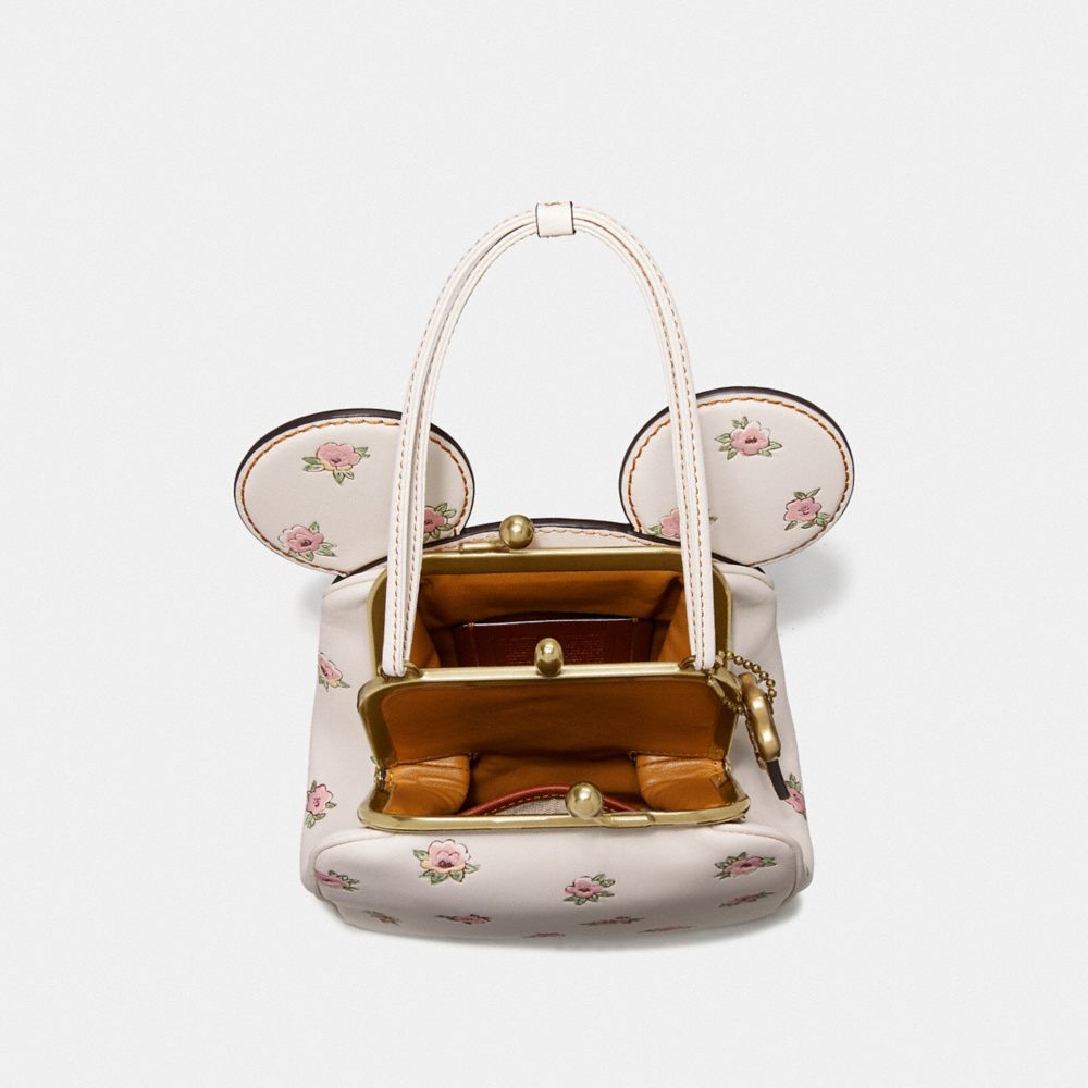 COACH®,Disney X Coach Minnie Mouse Kisslock Bag,,Inside View,Top View