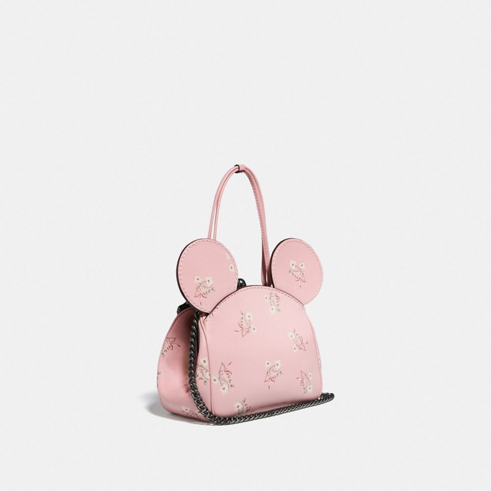 COACH x DISNEY Collaboration Micky Minnie Mouse Emblem Signature Backpack  Outlet