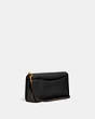 COACH®,DISNEY X COACH DINKY,Leather,Small,Brass/Black,Angle View
