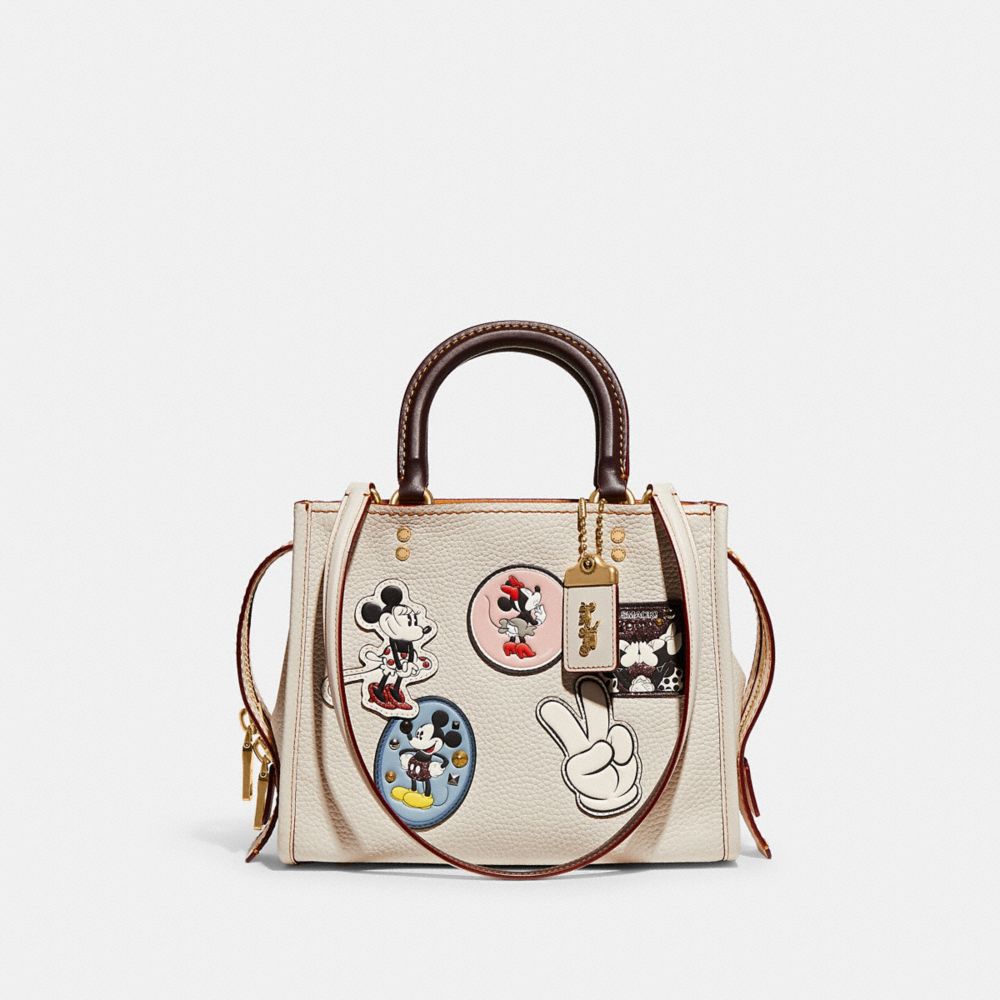 Disney X Coach Rogue Bag 25 With Patches