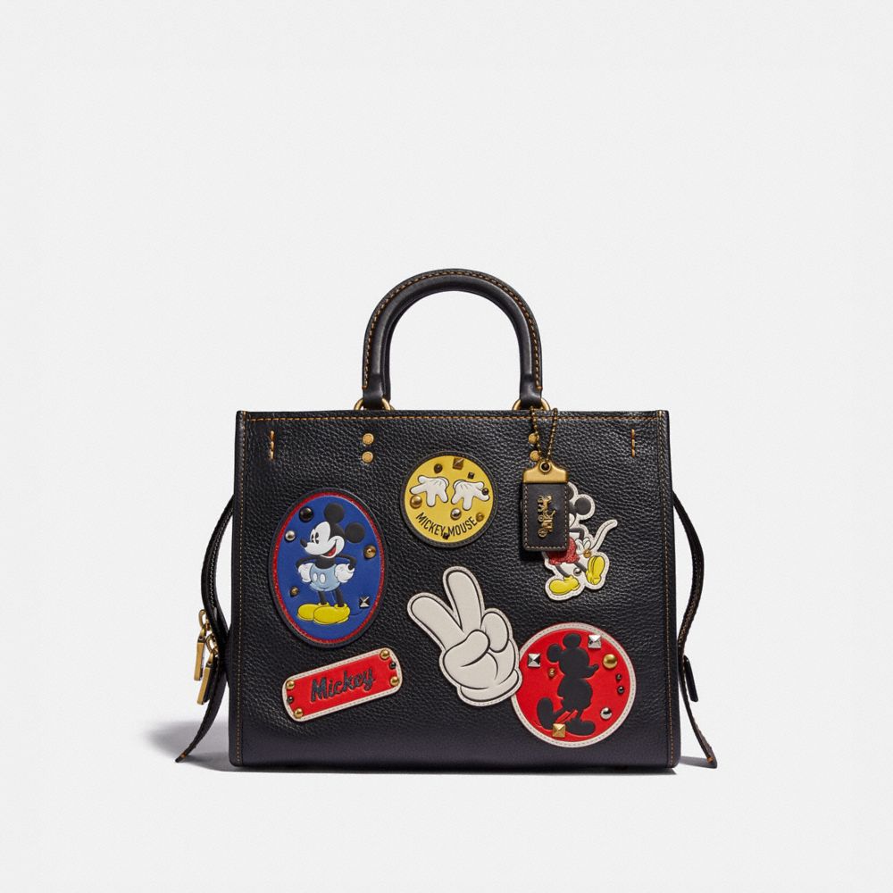 Coach Disney Villain Patches Rowan Satchel Bag