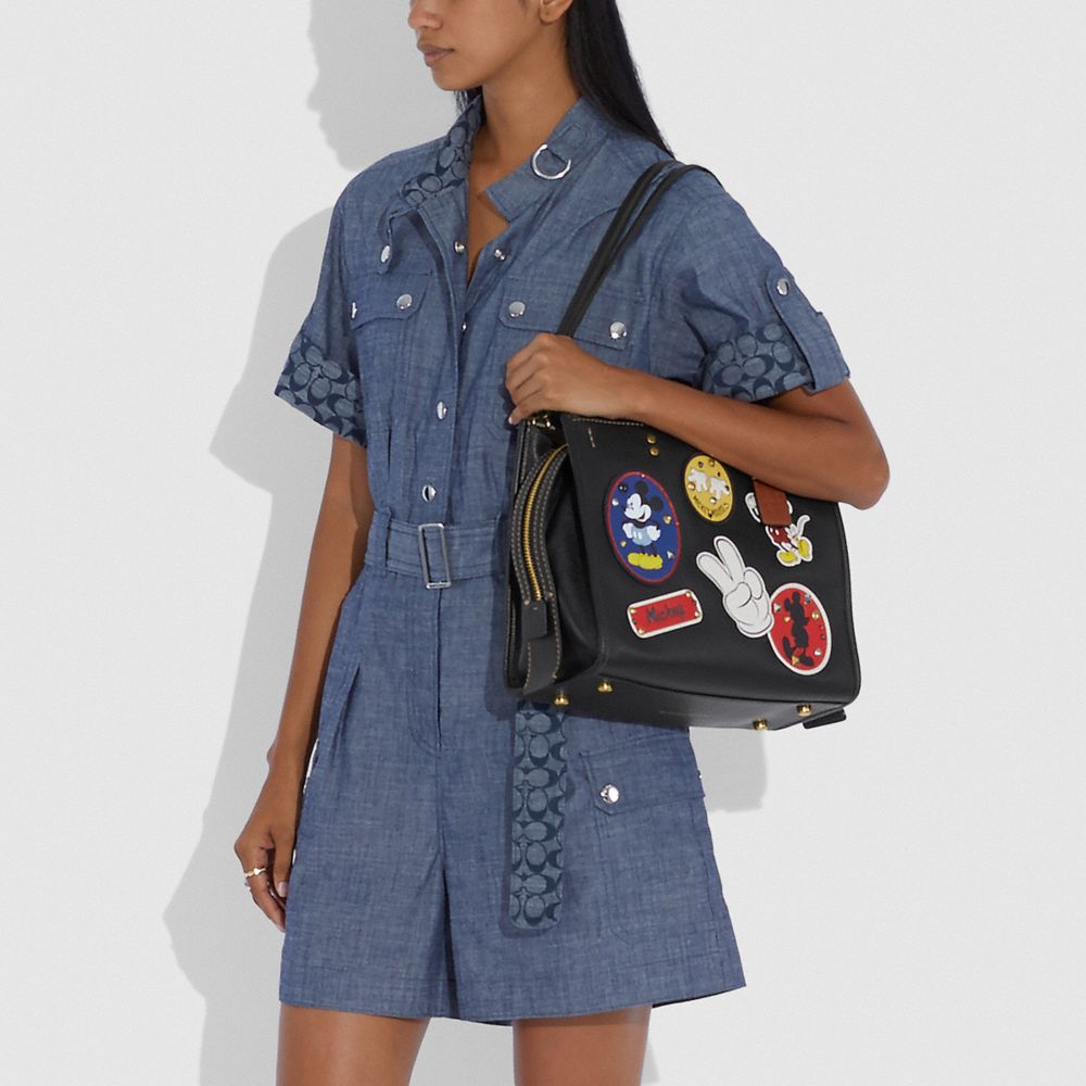 Ron Disney x COACH ダッフル13 WithPatches - バッグ