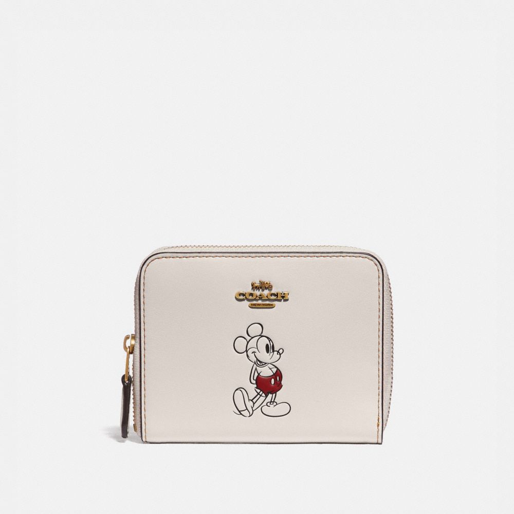 COACH®  Disney X Coach Long Zip Around Wallet With Mickey Mouse
