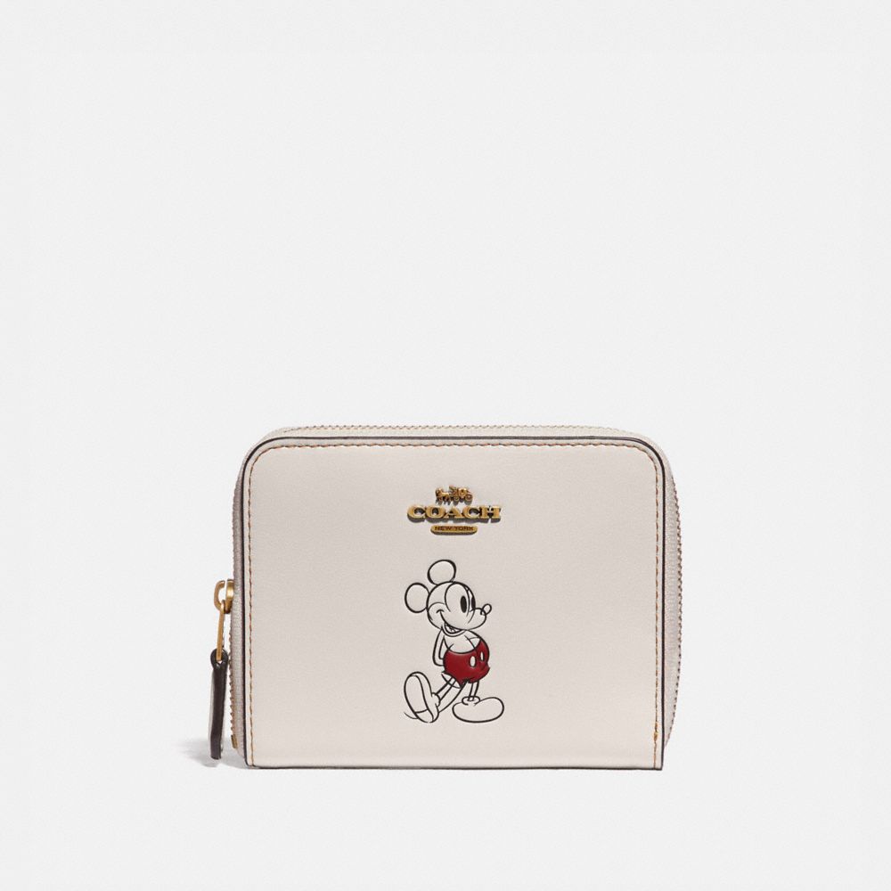 COACH Disney X Coach Small Zip Around Wallet With Disney Motif