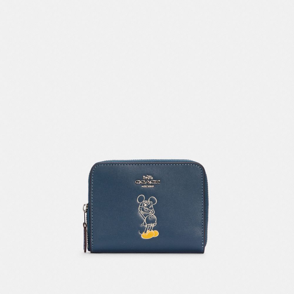 ★COACH x Disney★完売限定コラボ★Small Zip Around Wallet★ Coach Disney X Coach Small Zip Around Wallet In Signature
