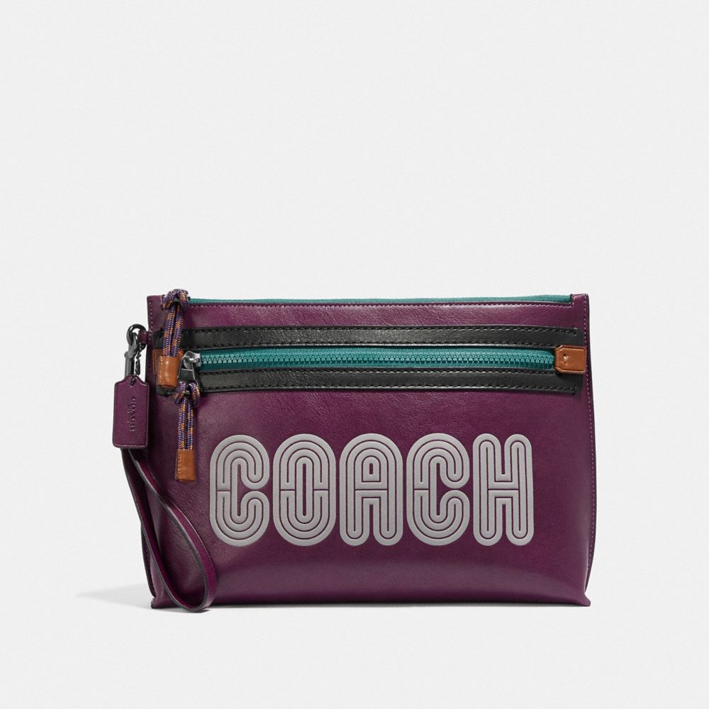 COACH® | Academy Pouch With Coach Print