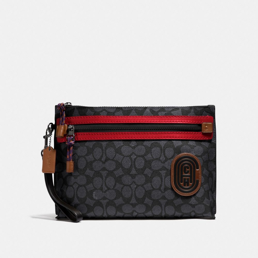 Coach store academy pouch