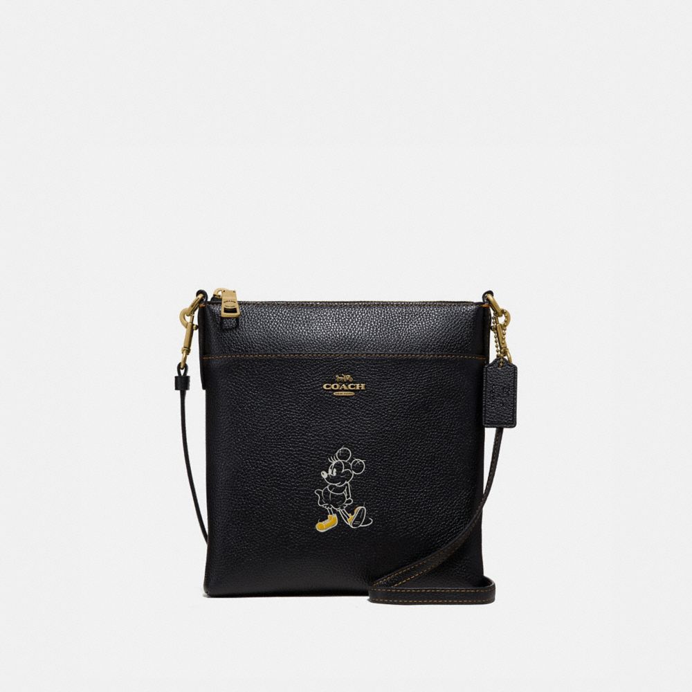 Coach mickey mouse crossbody on sale bag