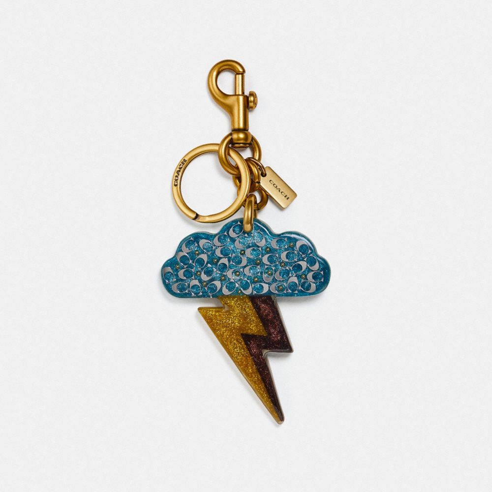 Cloud And Bolt Bag Charm