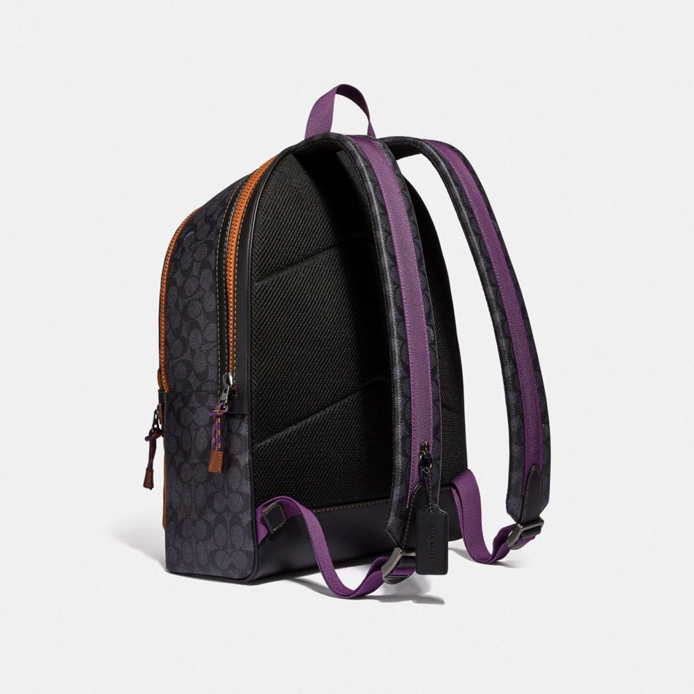 Academy Backpack In Signature Canvas With Coach Print