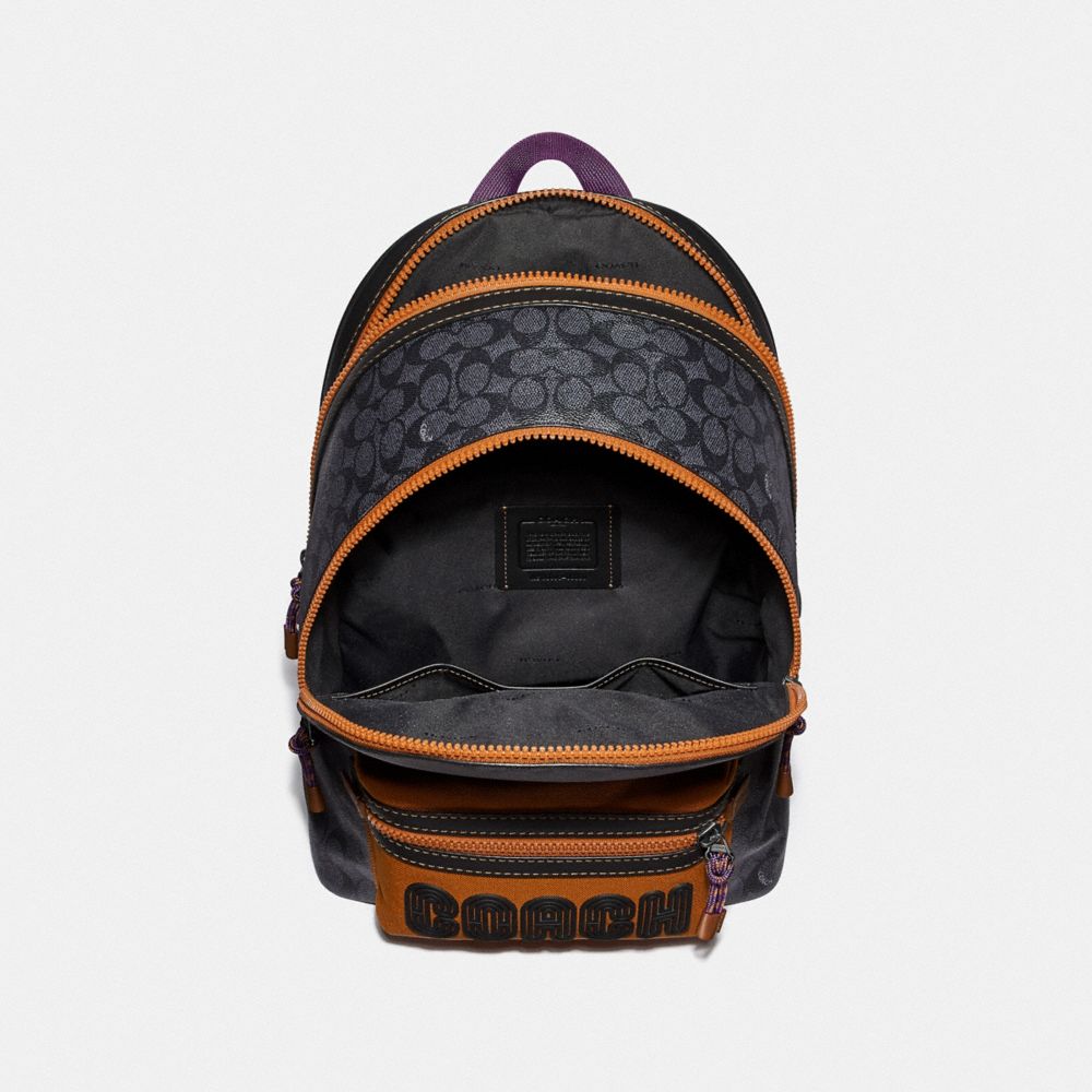 Academy Backpack In Signature Canvas With Coach Print