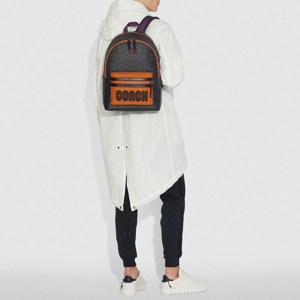 Sac à Dos Academy En Toile Exclusive Avec Imprimé Coach