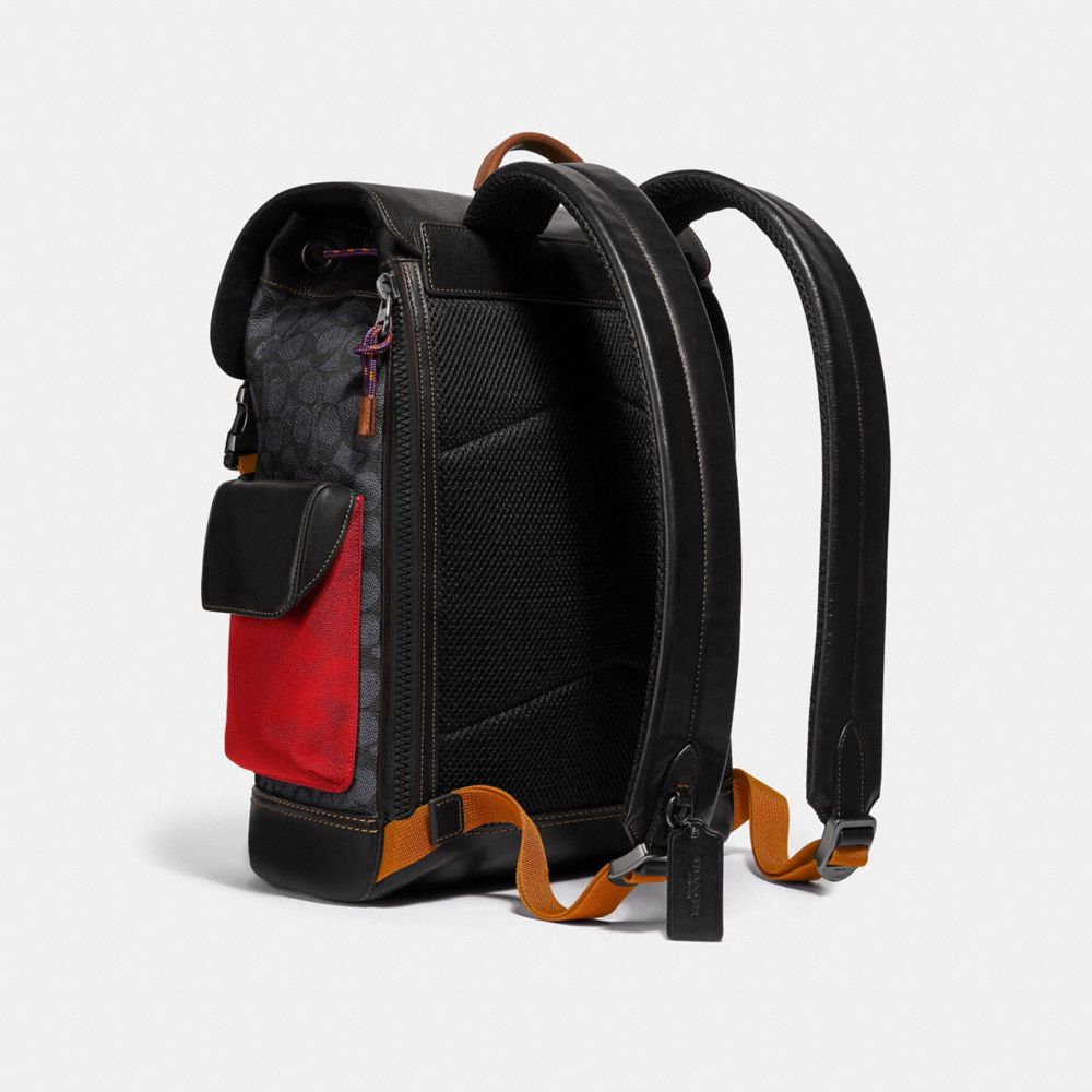COACH PL | Rivington Backpack In Signature Canvas With Coach Patch | Bags  | Coach