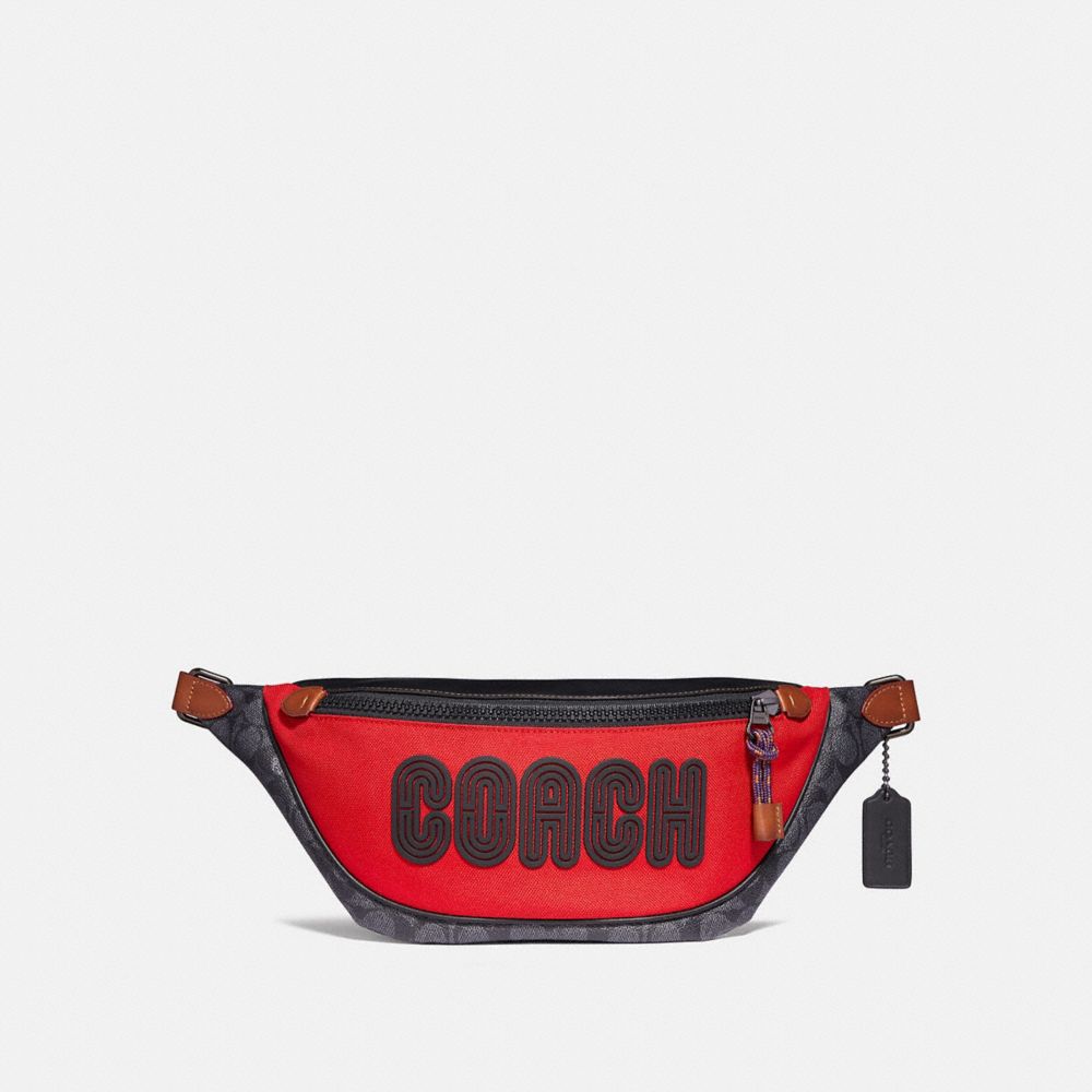 Rivington Belt Bag In Signature Canvas With Coach Print