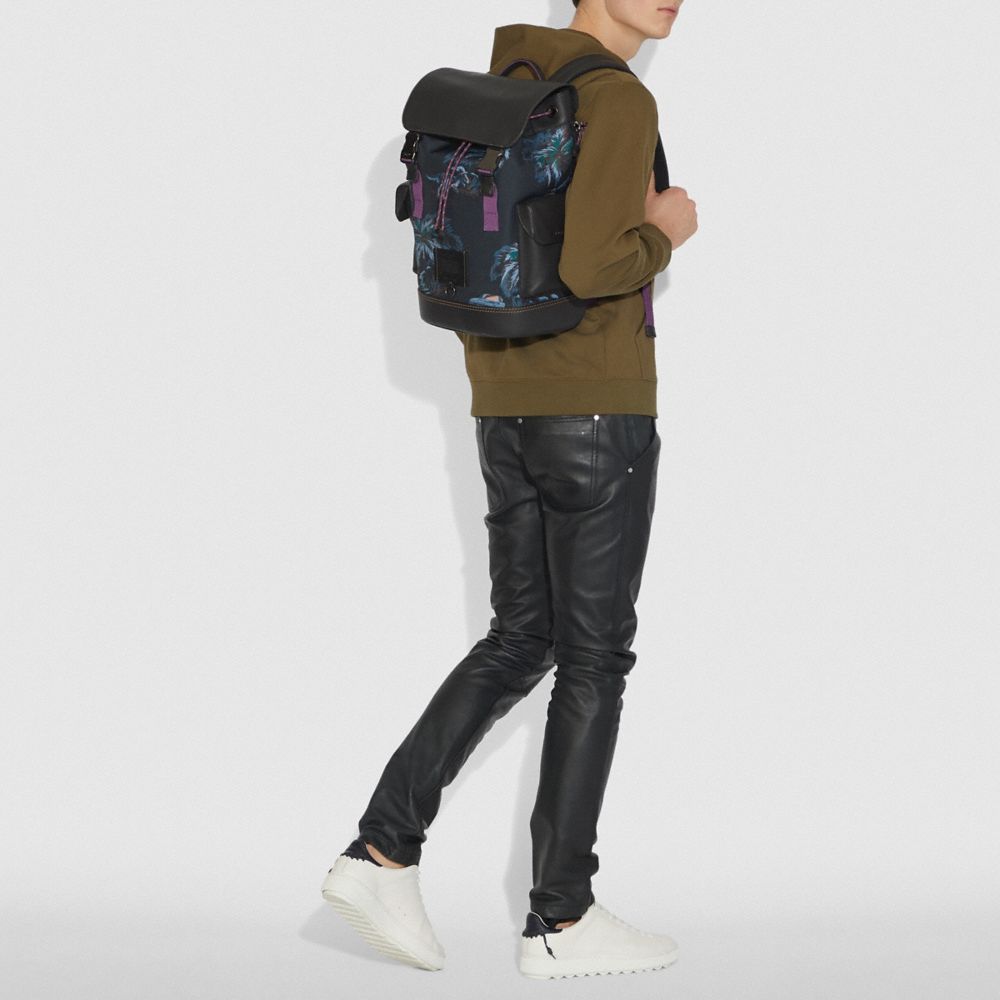 Rivington Backpack With Palm Tree Print