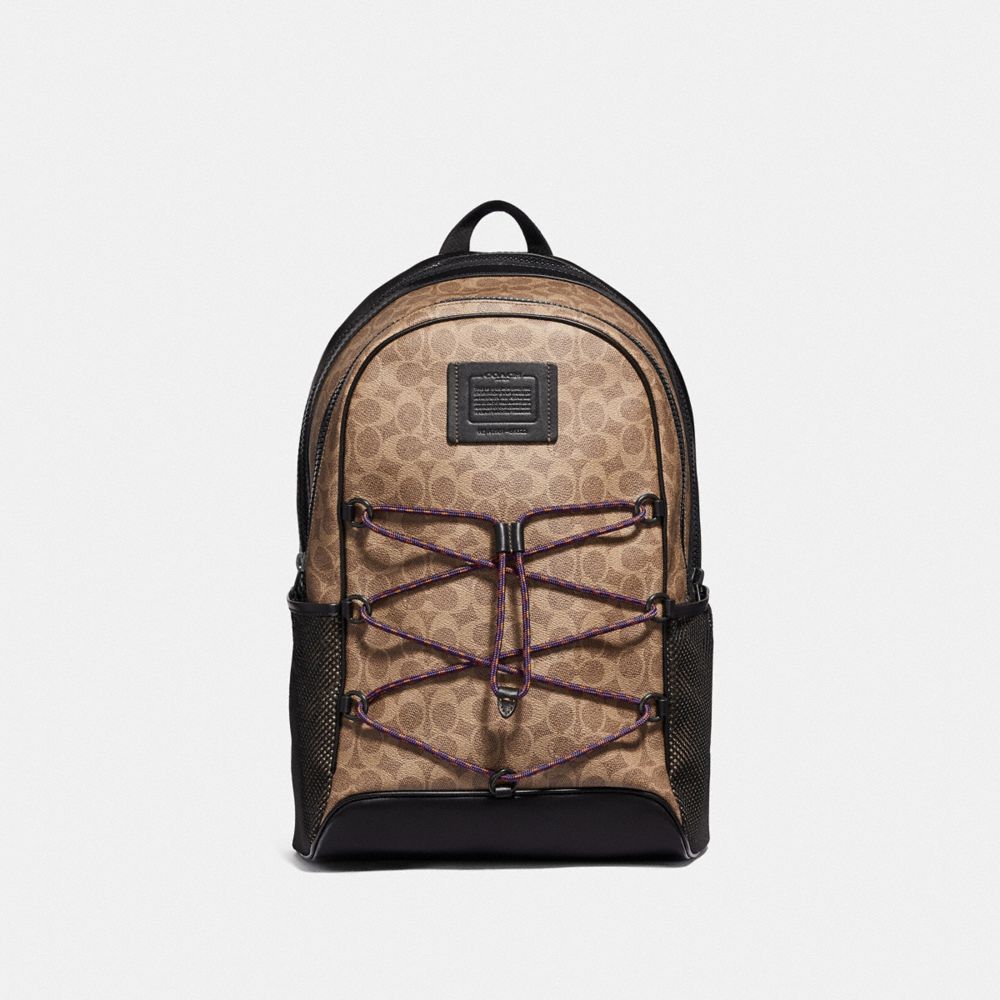 COACH® | Academy Sport Backpack In Signature Canvas