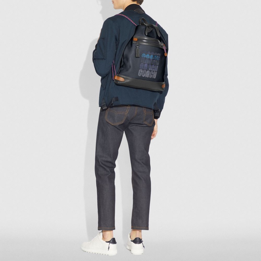 Coach academy drawstring on sale backpack