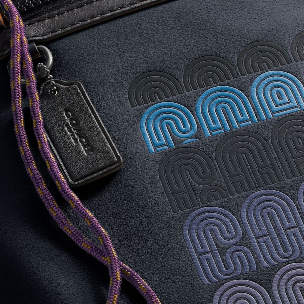 COACH®,Academy Drawstring Backpack In Colorblock,,Closer View
