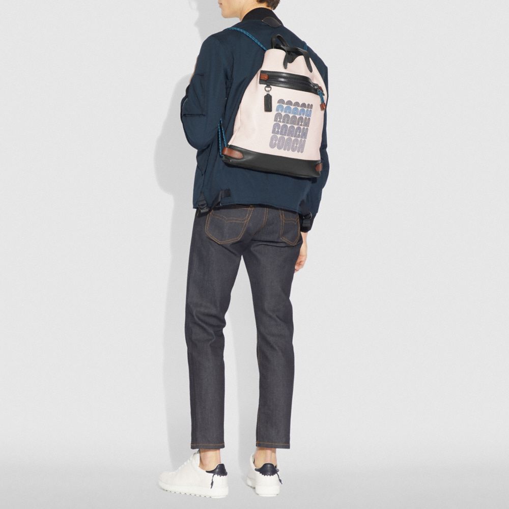 Academy Drawstring Backpack In Colorblock