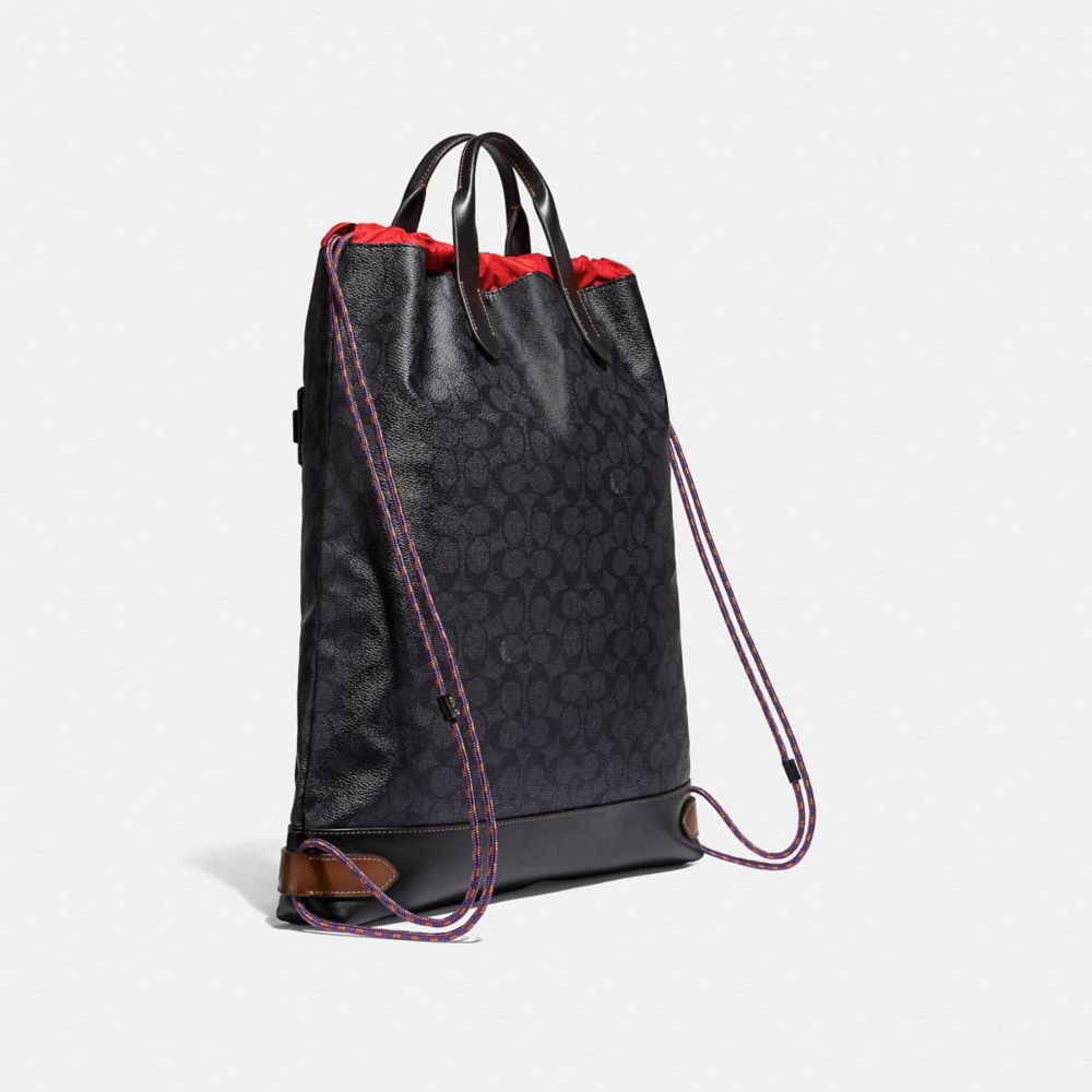 Coach academy drawstring backpack online