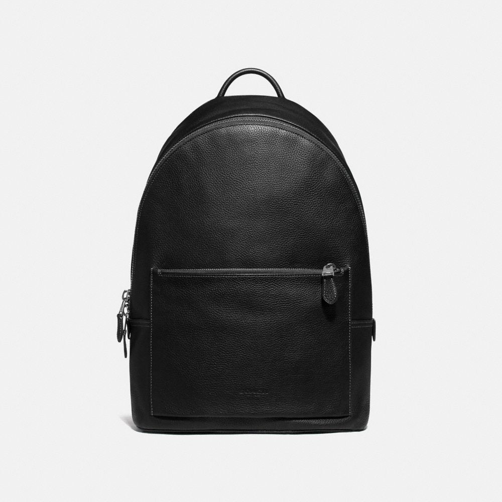 Coach pebbled leather online backpack