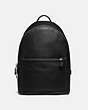 COACH®,METROPOLITAN SOFT BACKPACK,Smooth Leather,X-Large,Gunmetal/Black,Front View
