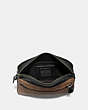 COACH®,METROPOLITAN SOFT BELT BAG IN SIGNATURE CANVAS,Coated Canvas,Mini,Black Copper/Khaki,Inside View,Top View