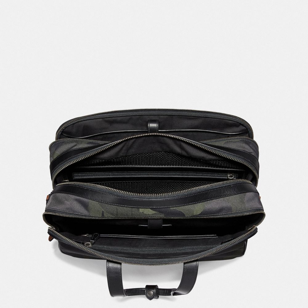 COACH®,Academy Travel Duffle With Camo Print,,Inside View,Top View