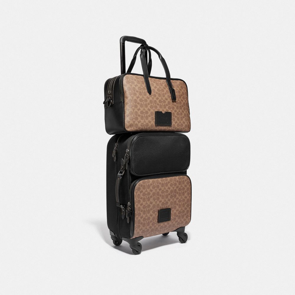 Coach carry on luggage with online wheels