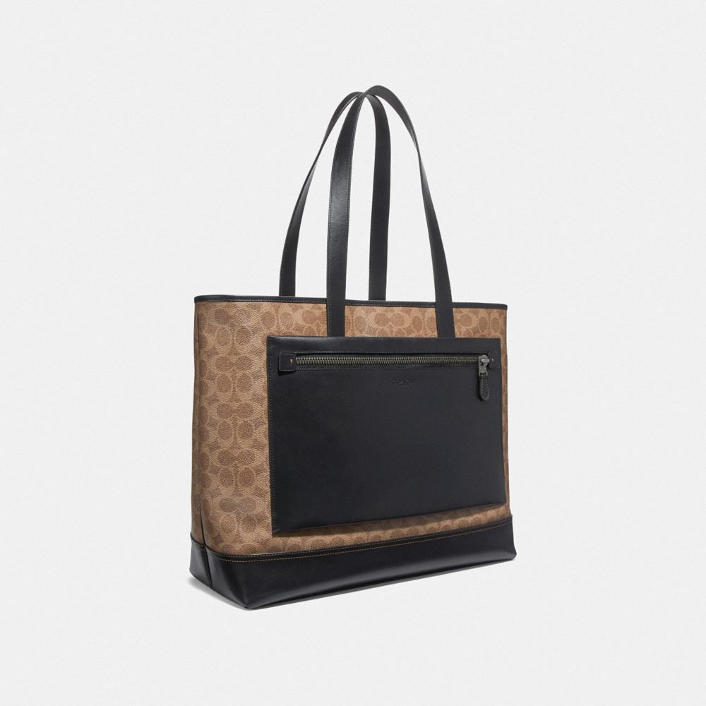 Academy Travel Tote In Signature Canvas