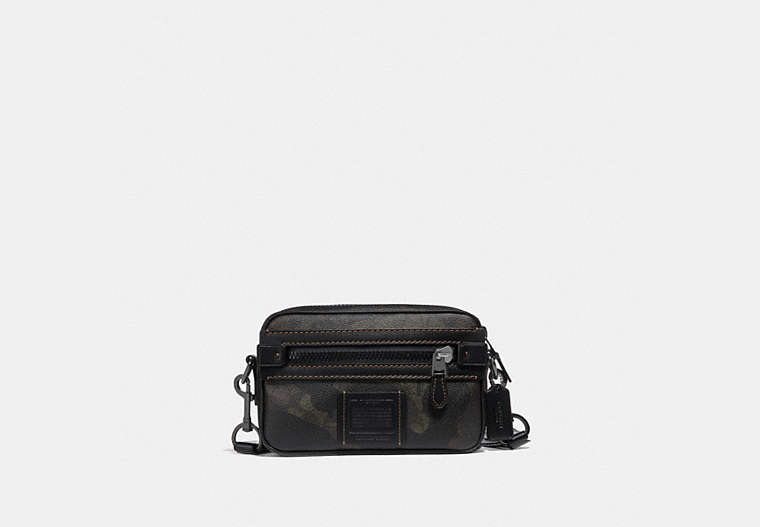 Academy Crossbody In Signature Canvas With Camo Print