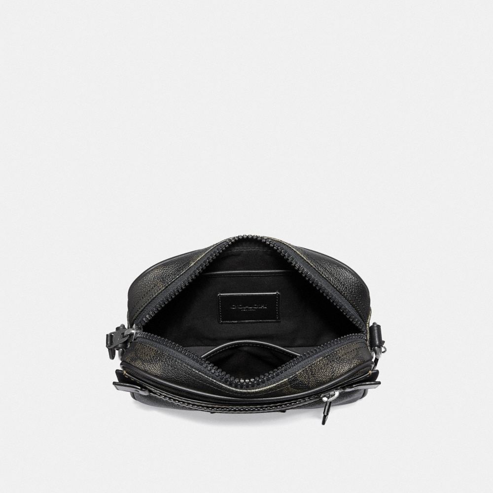 Academy Crossbody In Signature Canvas With Camo Print
