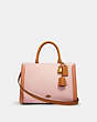 COACH®,ZOE CARRYALL IN COLORBLOCK,n/a,OL/Blossom Multi,Front View