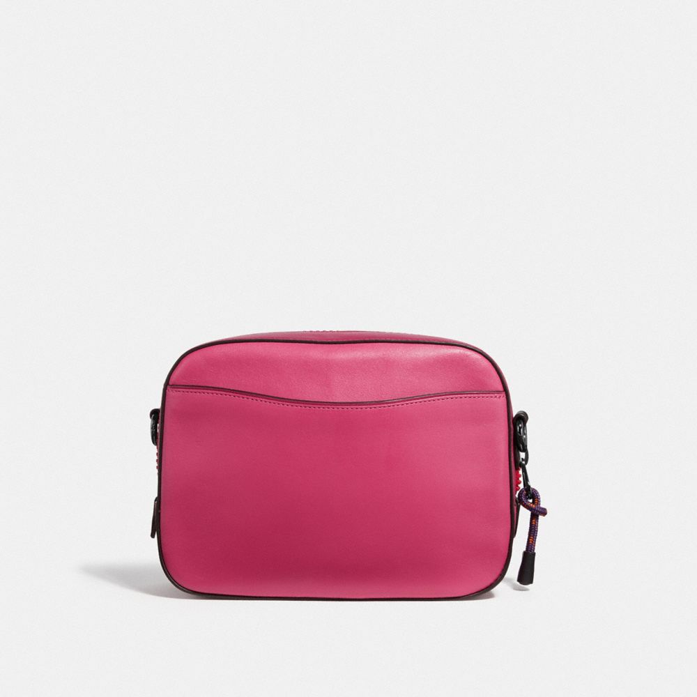 COACH®,Camera Bag With Coach Print,,Back View