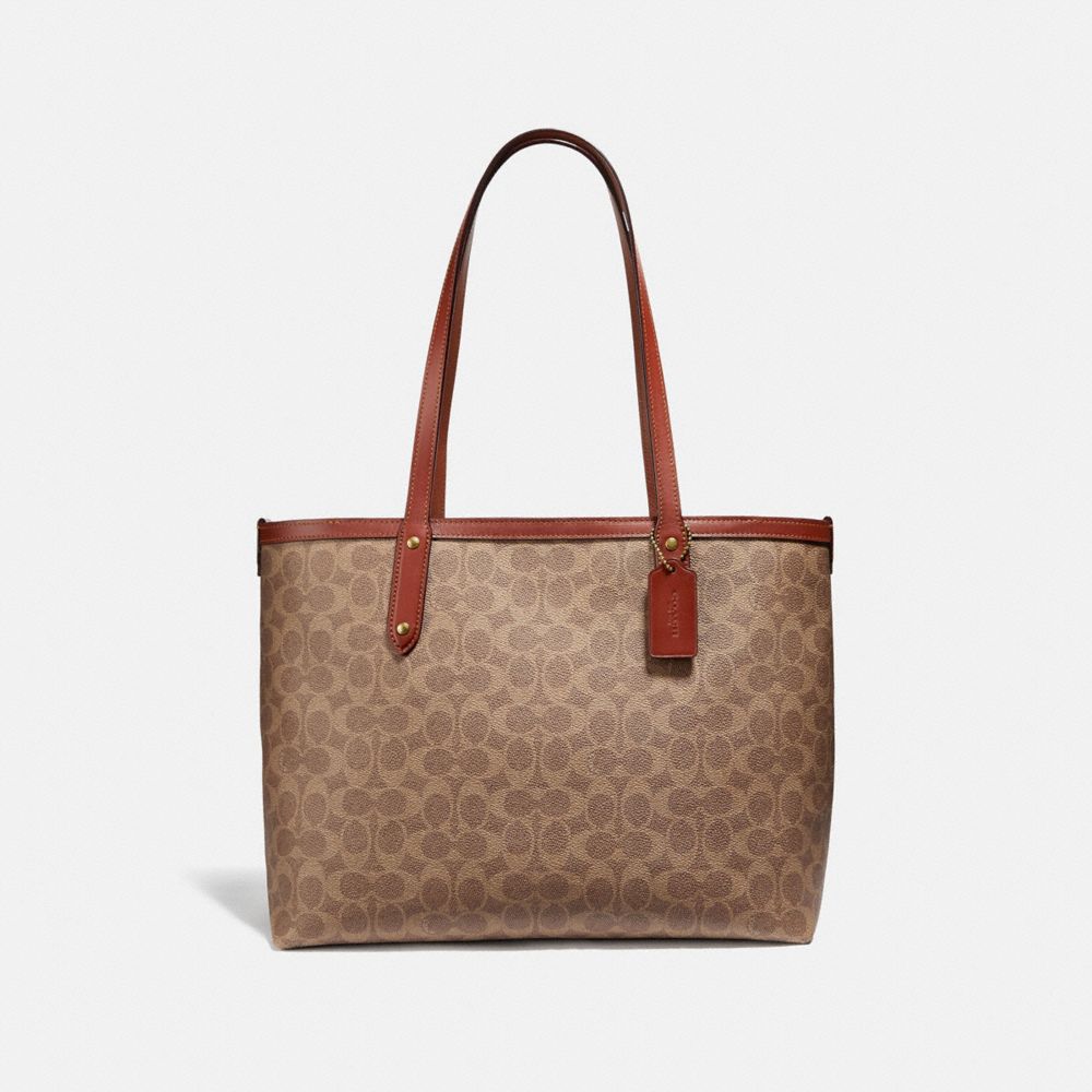 Coach Bags | Coach Signature Zip Tote | Color: Brown | Size: Os | Coolmama4291's Closet