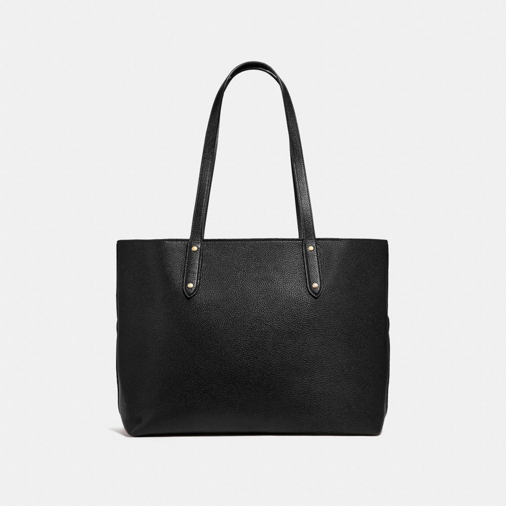 COACH®,Central Tote With Zip,,Back View