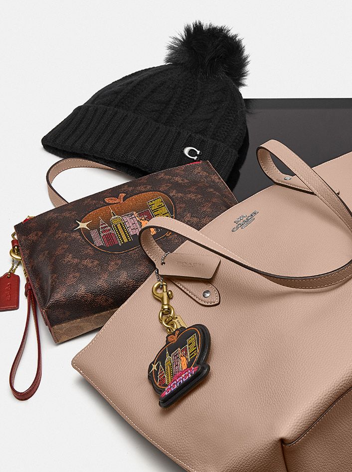 COACH®,Central Tote With Zip,,Angle View