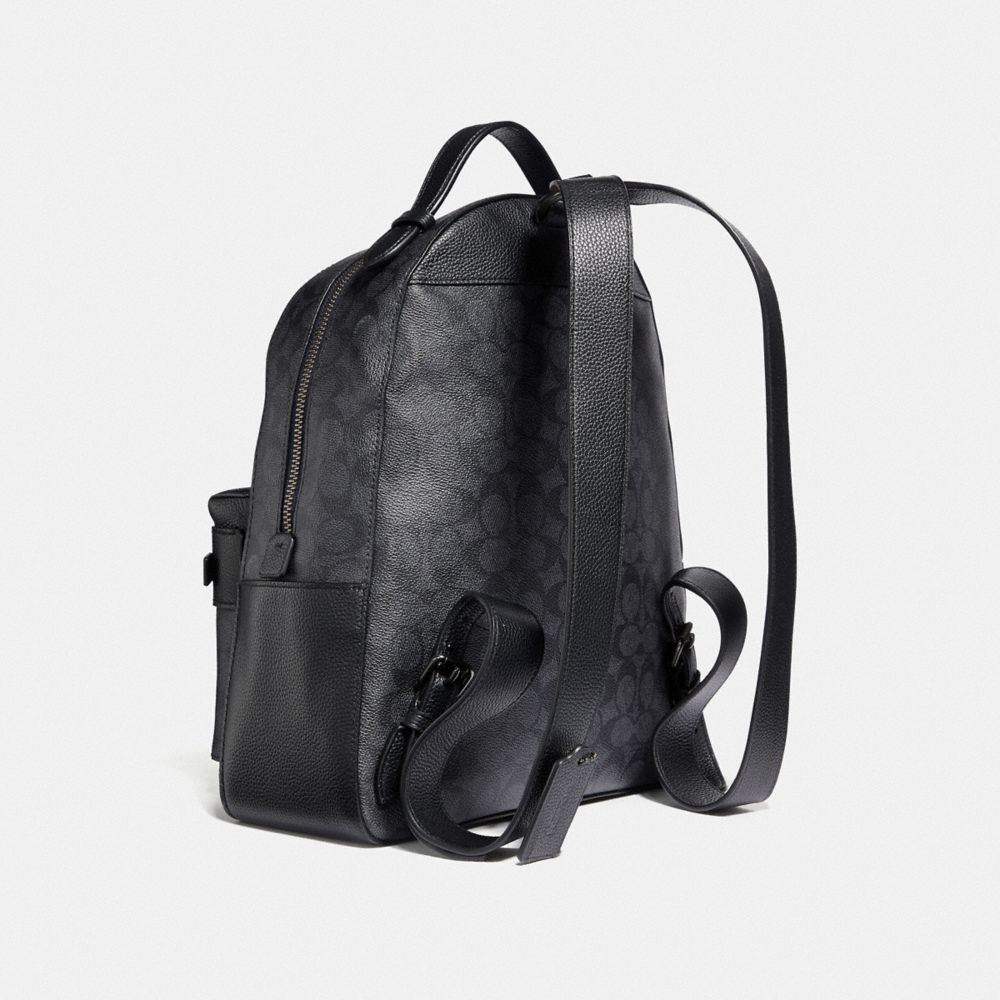 COACH Campus Backpack In Signature Canvas With Star Applique