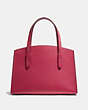 COACH®,CHARLIE CARRYALL 28 IN COLORBLOCK,Leather,GD/Bright Cherry Multi,Back View