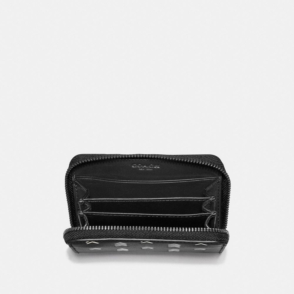 Accordion Card Case With Line Arrow Print