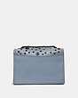 COACH®,PARKER 18 WITH SCATTERED RIVETS,Leather,Small,Pewter/Mist,Back View