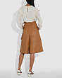 COACH®,LEATHER CULOTTES,Leather,Pecan,Scale View