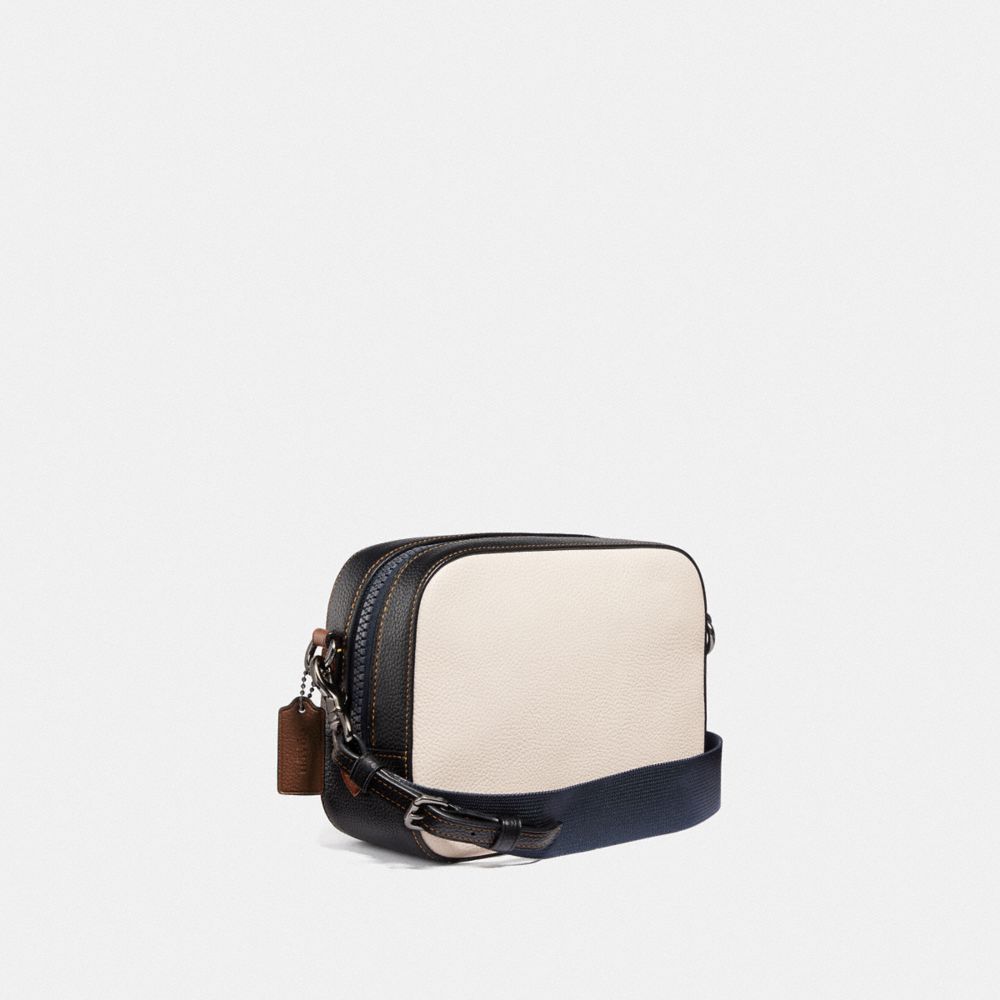 Camera bag in signature canvas with coach patch new arrivals