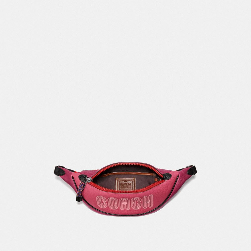 COACH®,Belt Bag 40 With Coach Print,,Inside View,Top View
