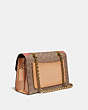 COACH®,PARKER IN SIGNATURE CANVAS WITH WAVE PATCHWORK,Leather,Medium,Brass/Tan Multi,Angle View
