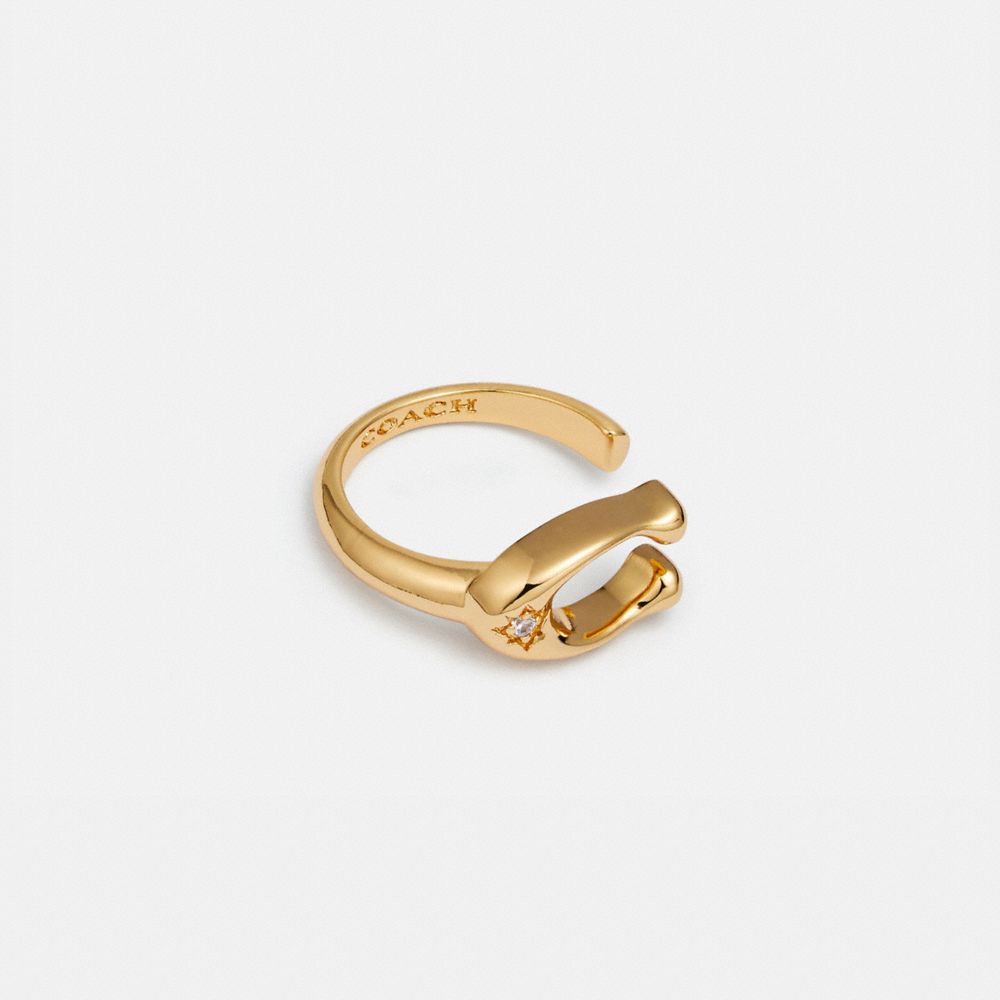 COACH®  Signature Metal Ring Set